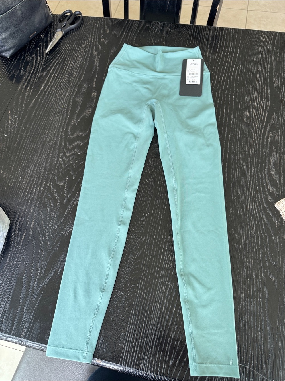 Kids High-Waist Leggings in Mint - Unknown Brand